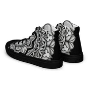 Club Mandala Women’s high top canvas shoes - Martin K Designs
