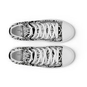 Club Mandala Women’s high top canvas shoes - Martin K Designs
