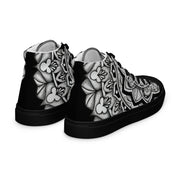 Club Mandala Women’s high top canvas shoes - Martin K Designs