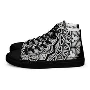 Club Mandala Women’s high top canvas shoes - Martin K Designs