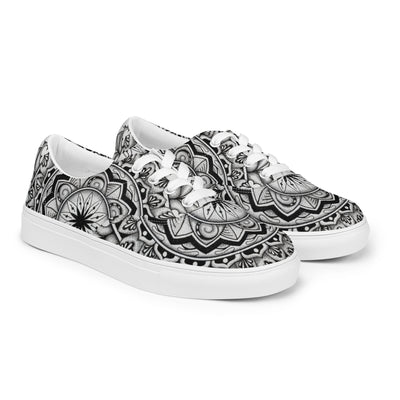 Club Mandala Women’s lace - up canvas shoes - Martin K Designs