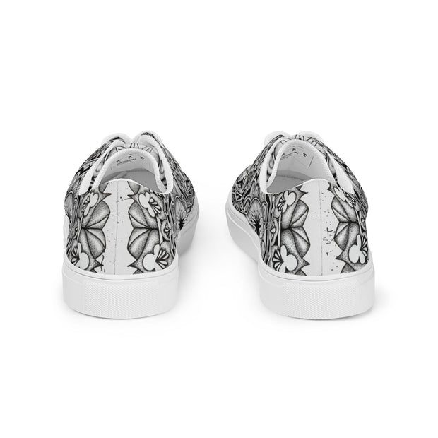Club Mandala Women’s lace - up canvas shoes - Martin K Designs