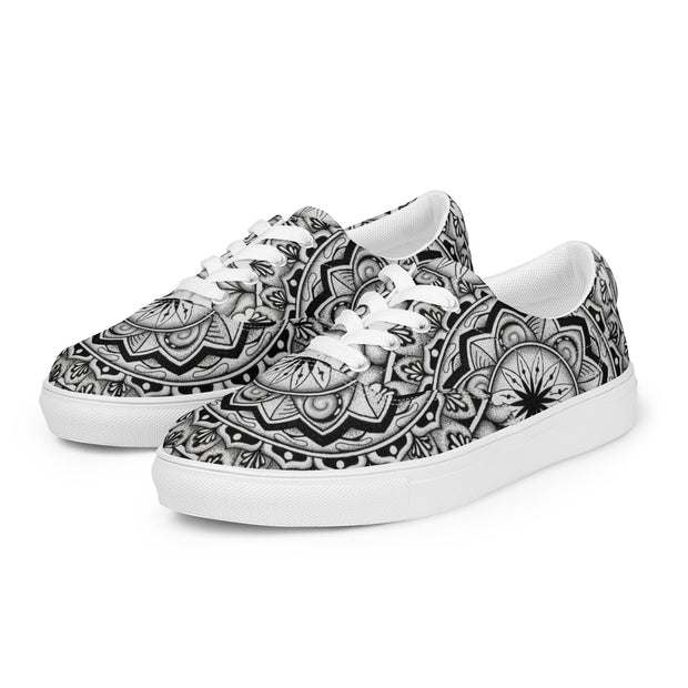 Club Mandala Women’s lace - up canvas shoes - Martin K Designs