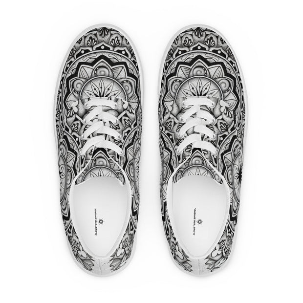 Club Mandala Women’s lace - up canvas shoes - Martin K Designs