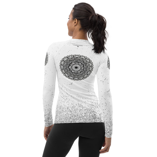 Club Mandala Women's Rash Guard - Martin K Designs