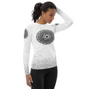 Club Mandala Women's Rash Guard - Martin K Designs