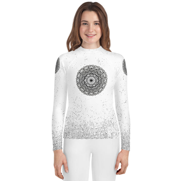Club Mandala Youth Rash Guard - Martin K Designs