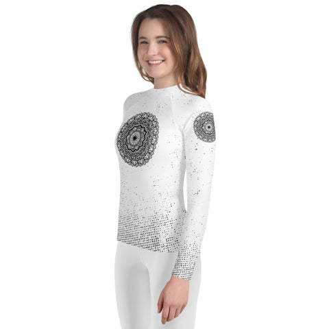 Club Mandala Youth Rash Guard - Martin K Designs