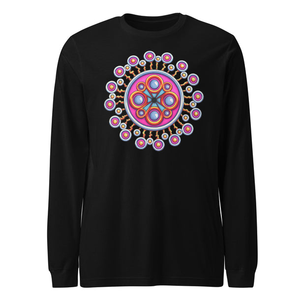 Corona de Mandala Unisex Long Sleeve Tee - Martin K Designs