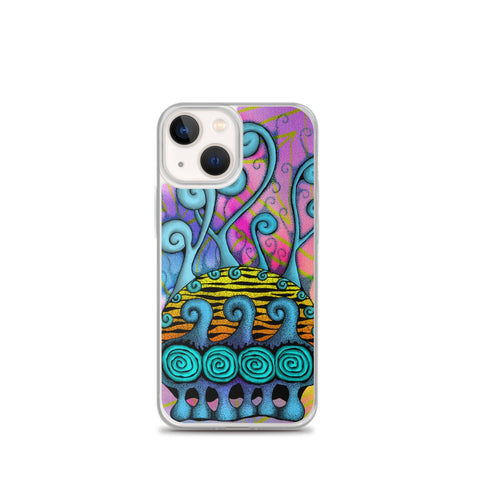 Creative Mind Clear Case for iPhone® - Martin K Designs