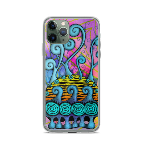 Creative Mind Clear Case for iPhone® - Martin K Designs