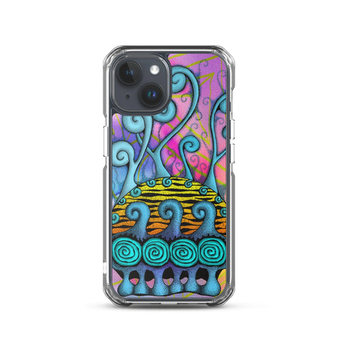 Creative Mind Clear Case for iPhone® - Martin K Designs