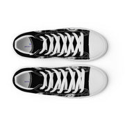 Creative Mind Men’s high top canvas shoes - Martin K Designs