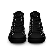 Creative Mind Men’s high top canvas shoes - Martin K Designs