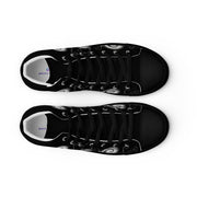 Creative Mind Men’s high top canvas shoes - Martin K Designs