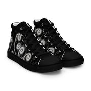 Creative Mind Men’s high top canvas shoes - Martin K Designs