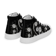 Creative Mind Women’s high top canvas shoes - Martin K Designs