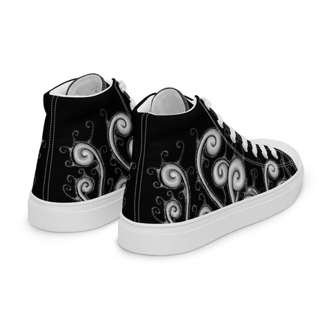 Creative Mind Women’s high top canvas shoes - Martin K Designs