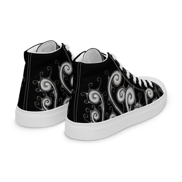 Creative Mind Women’s high top canvas shoes - Martin K Designs