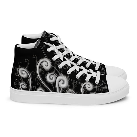 Creative Mind Women’s high top canvas shoes - Martin K Designs