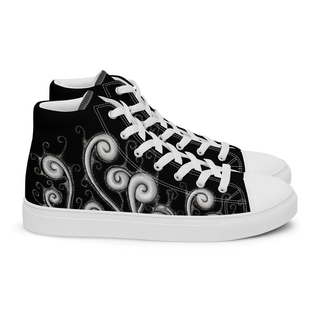 Creative Mind Women’s high top canvas shoes - Martin K Designs