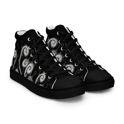 Creative Mind Women’s high top canvas shoes - Martin K Designs