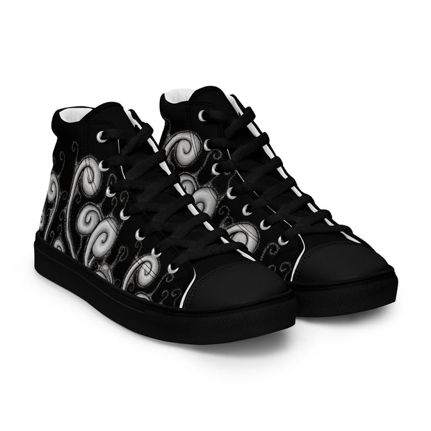 Creative Mind Women’s high top canvas shoes - Martin K Designs