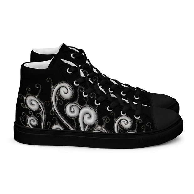 Creative Mind Women’s high top canvas shoes - Martin K Designs