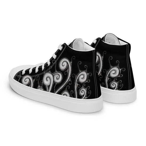 Creative Mind Women’s high top canvas shoes - Martin K Designs