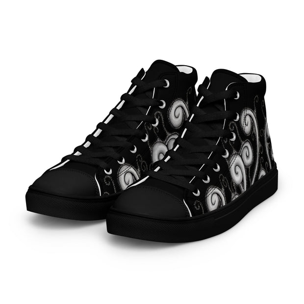 Creative Mind Women’s high top canvas shoes - Martin K Designs
