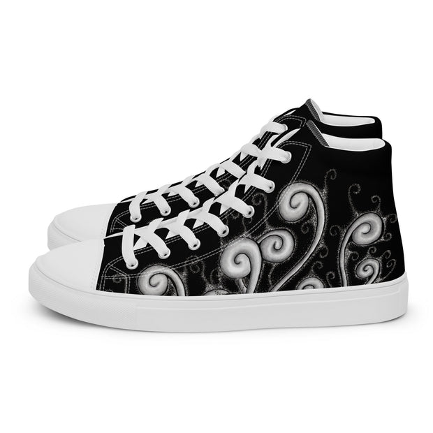 Creative Mind Women’s high top canvas shoes - Martin K Designs