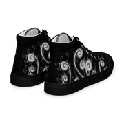 Creative Mind Women’s high top canvas shoes - Martin K Designs