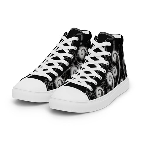 Creative Mind Women’s high top canvas shoes - Martin K Designs
