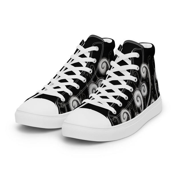 Creative Mind Women’s high top canvas shoes - Martin K Designs