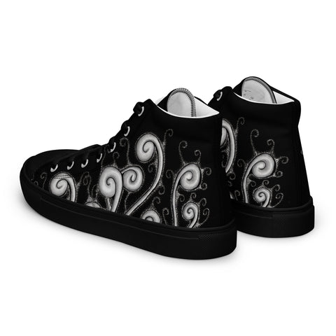 Creative Mind Women’s high top canvas shoes - Martin K Designs