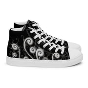 Creative Mind Women’s high top canvas shoes - Martin K Designs