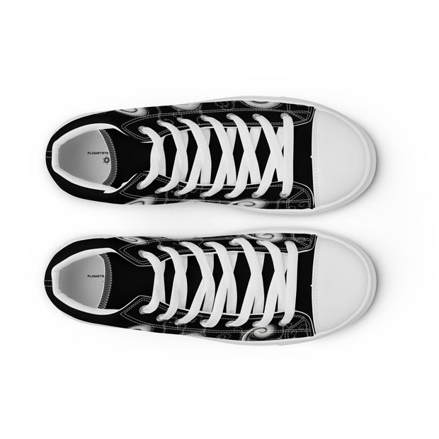 Creative Mind Women’s high top canvas shoes - Martin K Designs