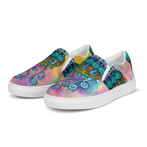 Creative Mind women’s slip - on canvas shoes - Flowstate Apparel