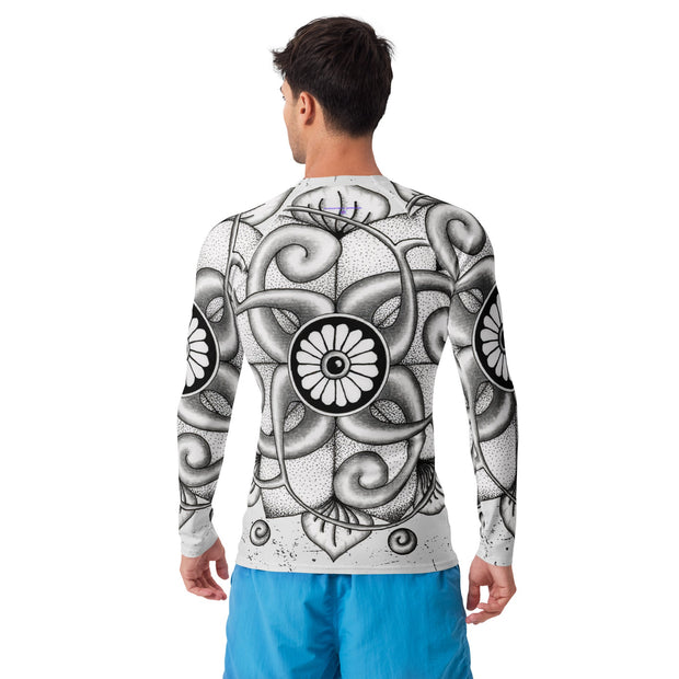Dreamcatcher Mandala Men's Rash Guard - Martin K Designs