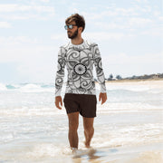 Dreamcatcher Mandala Men's Rash Guard - Martin K Designs