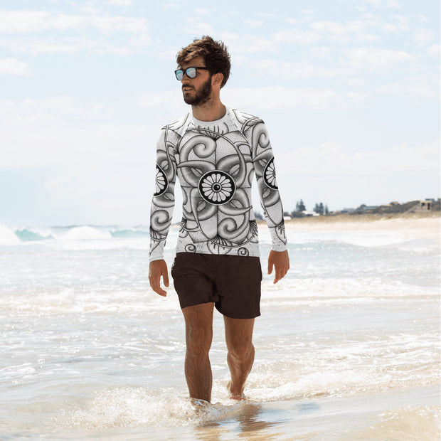 Dreamcatcher Mandala Men's Rash Guard - Martin K Designs