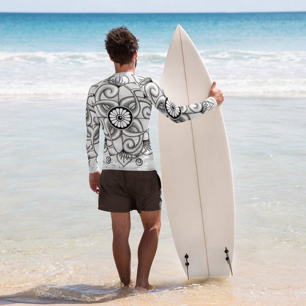 Dreamcatcher Mandala Men's Rash Guard - Martin K Designs