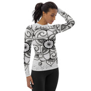 Dreamcatcher Mandala Women's Rash Guard - Martin K Designs