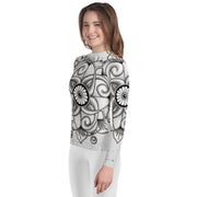 Dreamcatcher Mandala Youth Rash Guard - Martin K Designs