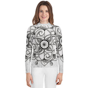 Dreamcatcher Mandala Youth Rash Guard - Martin K Designs