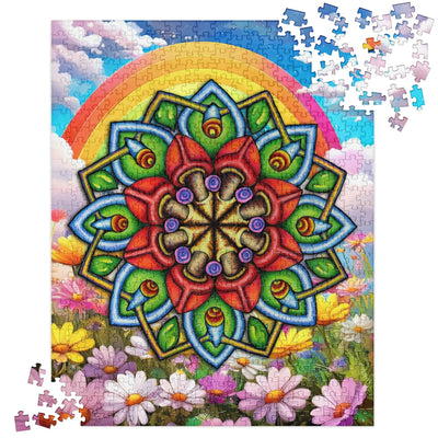 Ecstatic Mandala Jigsaw Puzzle - Martin K Designs