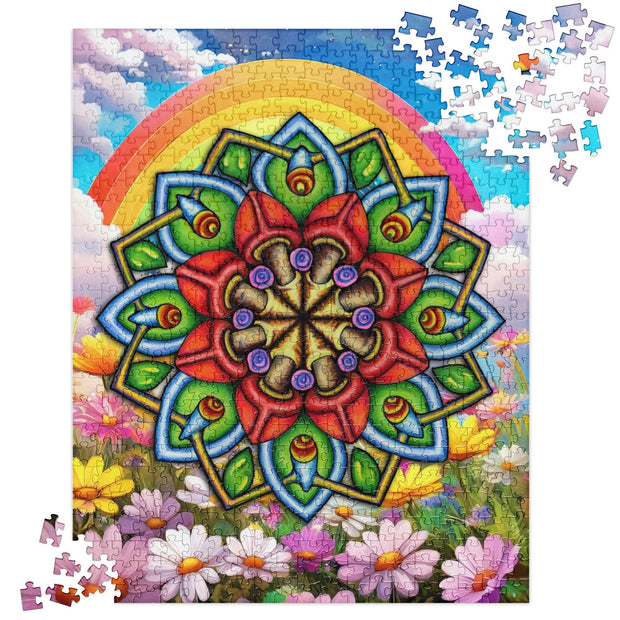 Ecstatic Mandala Jigsaw Puzzle - Martin K Designs