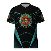Ecstatic Mandala Recycled unisex sports jersey - Martin K Designs