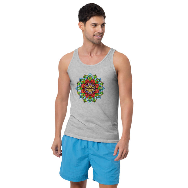 Ecstatic Mandala Unisex Tank Top - Martin K Designs