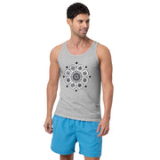 Eight Thoughts Mandala 5 Unisex Tank Top - Martin K Designs